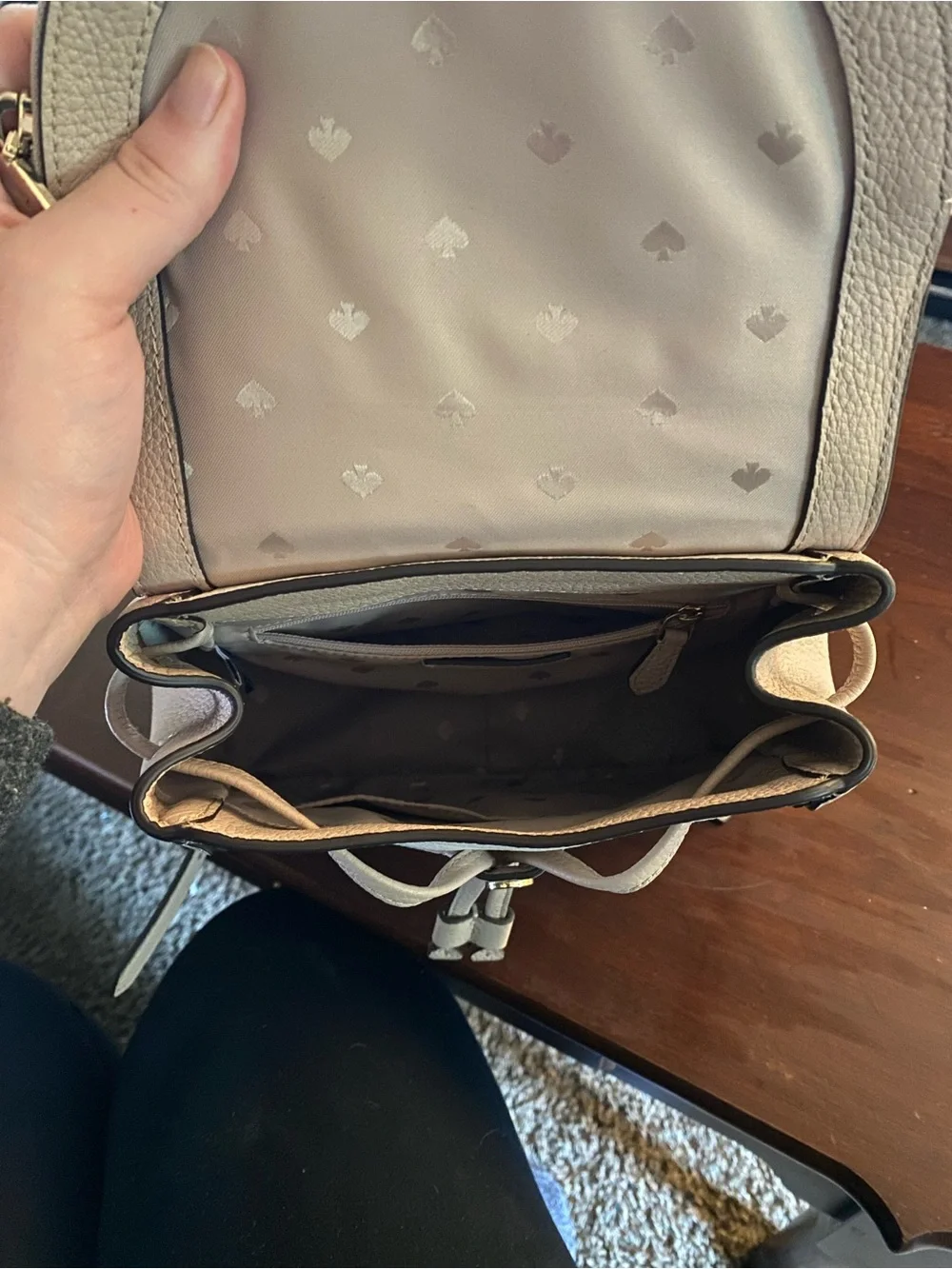 kate spade pebbled leather